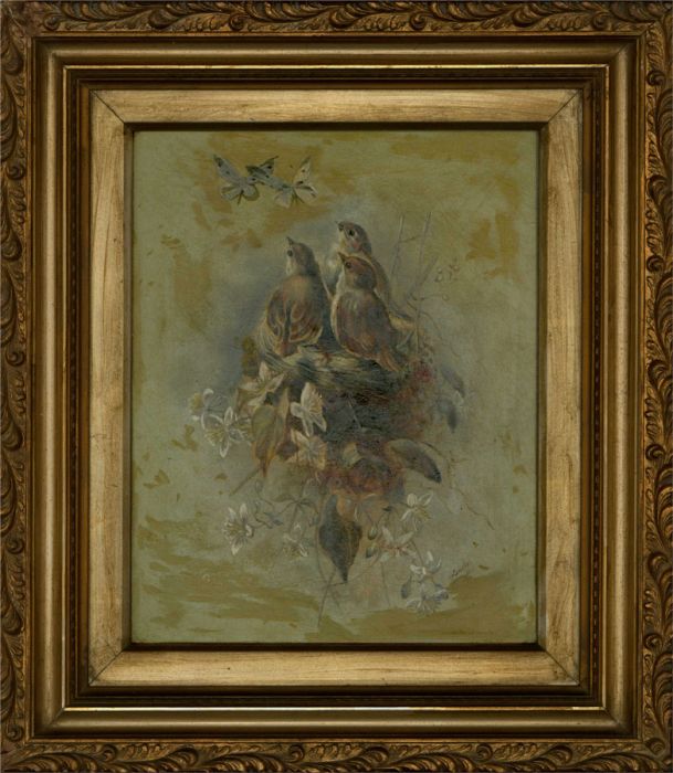 M. Campbell - 1911 Oil, Out Of Reach