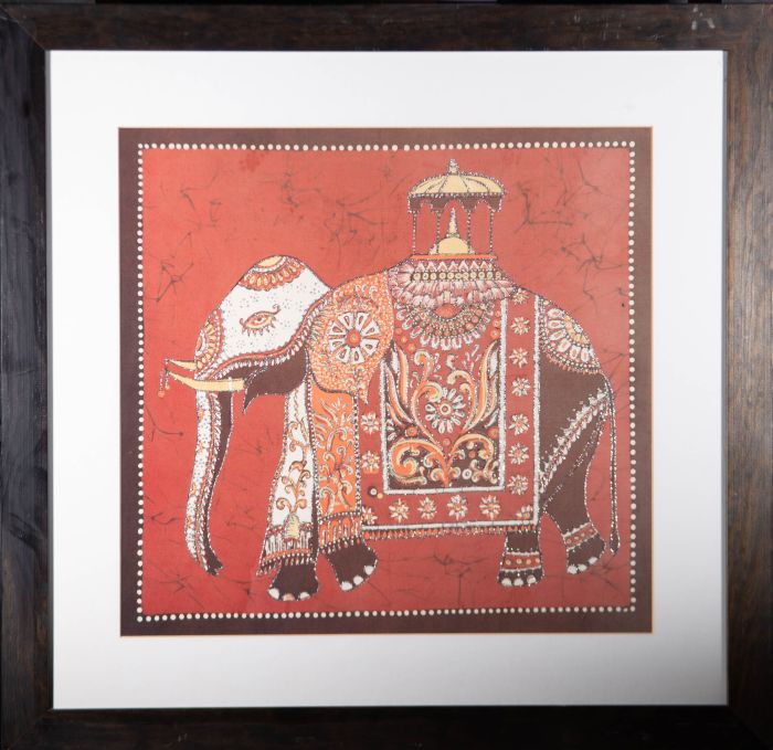Contemporary Batik - Decorated Elephant