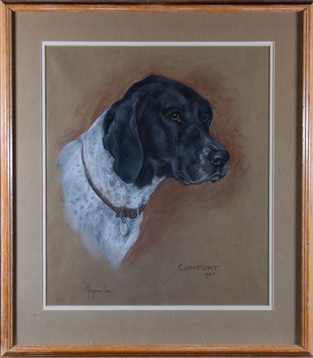 Marjorie Cox (1915-2003) - Signed & Framed 1989 Pastel, Comfort