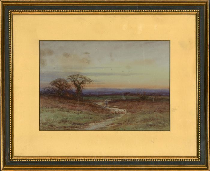 A. Molyneux Stannard RDS (1878-1975) - Signed 1915 Watercolour, Evening Stroll