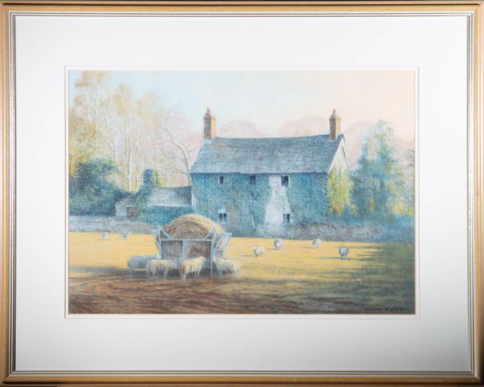John Buff - Contemporary Pastel, Country Farmhouse