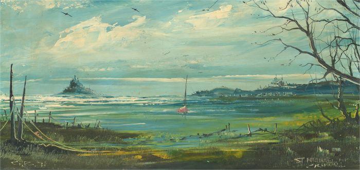 C. B - 1971 Oil, Saint Michael, Cornwall
