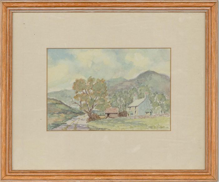 Iris O. Roberts - 1993 Watercolour, Tyddyn Mynydd