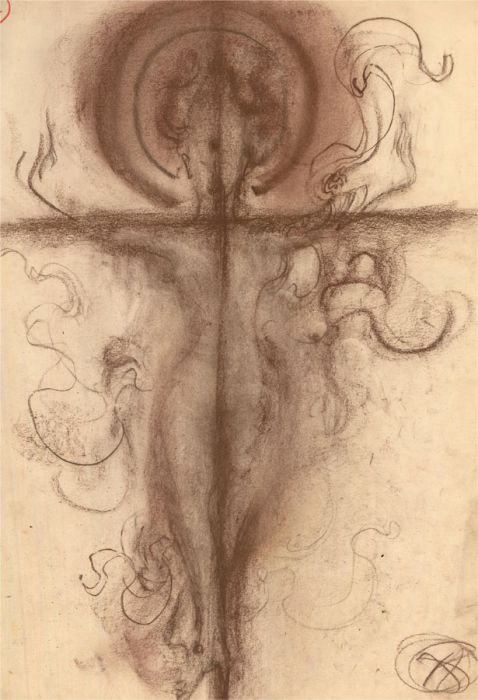 Mid 20th Century Pastel - Flames Of Power