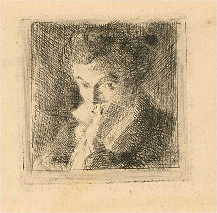 Early 20th Century Etching - The Gentleman