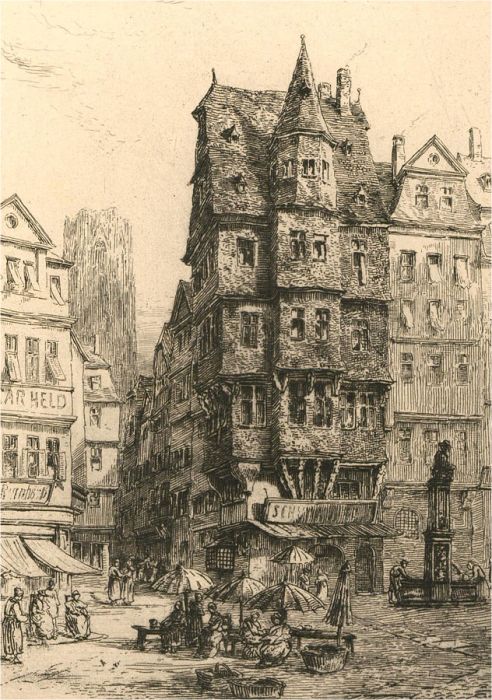Ernest George R.A (1839-1922) - Signed Late 19th Century Giclee, Frankfort