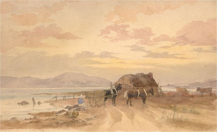 Late 19th Century Watercolour - At the Estuary
