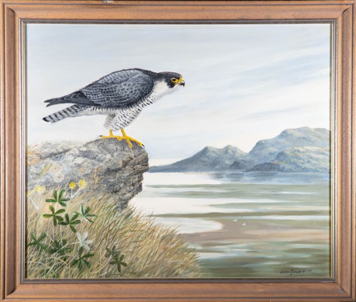 John Govett  - Signed & Framed Contemporary Oil, Across the Shore