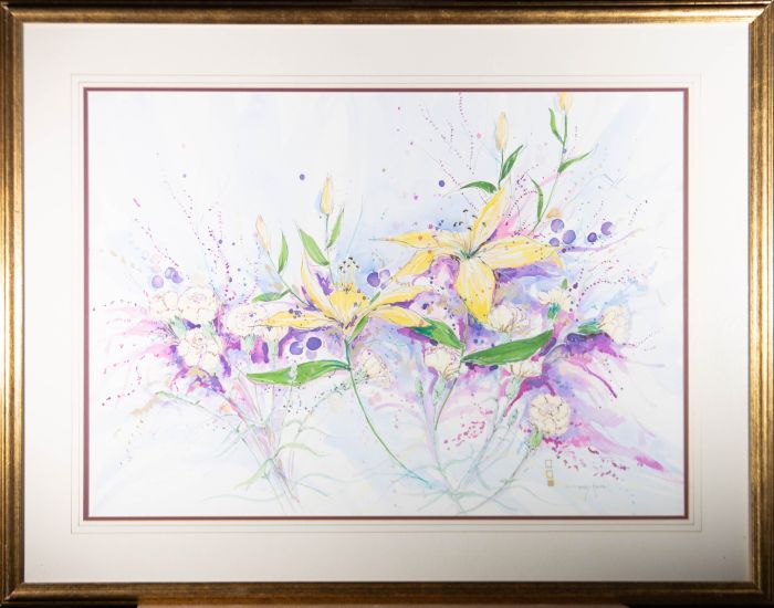 Terry Halpin - Contemporary Watercolour, Sprays of Flowers