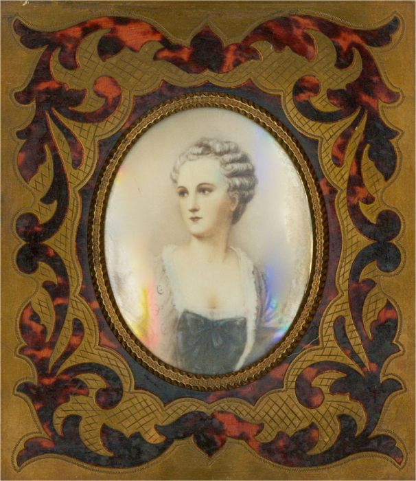 Early 20th Century Watercolour - Miniature Portrait Of A Beautiful Woman