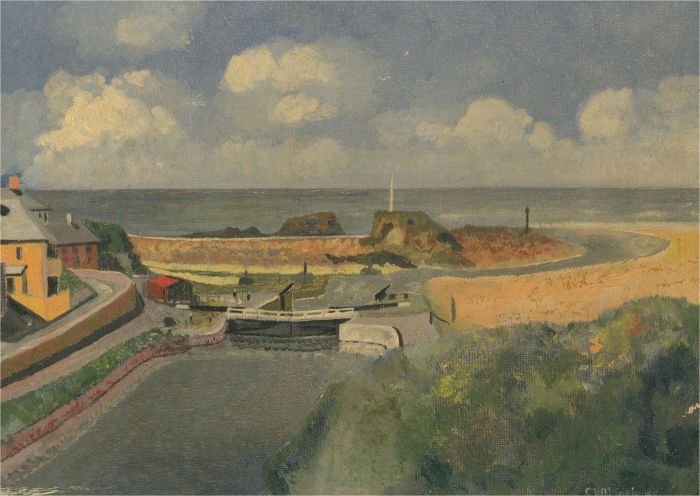 Cliff Instance - 1958 Oil, Breakwater
