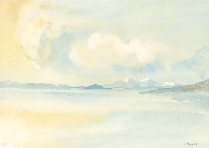 Derek Mountain - Contemporary Watercolour, Argyll Mountains