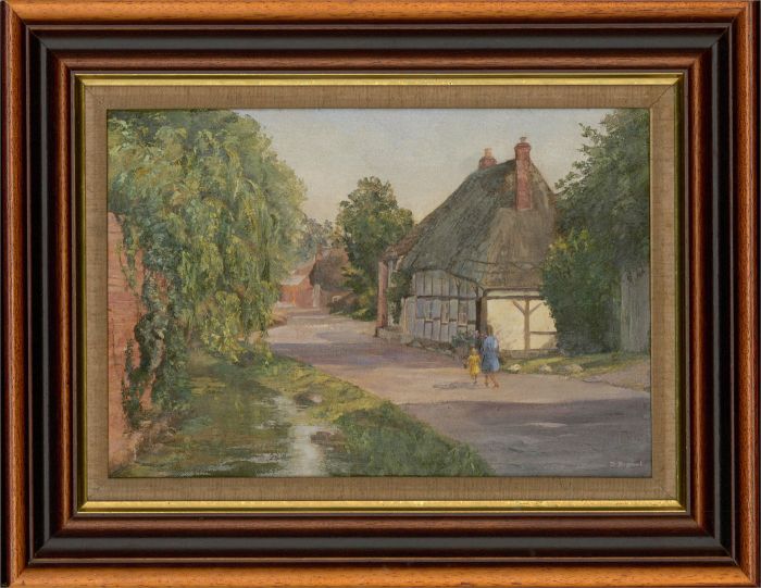 Dorothy Bryant - Contemporary Oil, Off To Church
