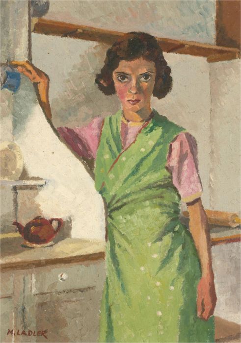 Mary Ladler - Mid 20th Century Oil, Sark Girl