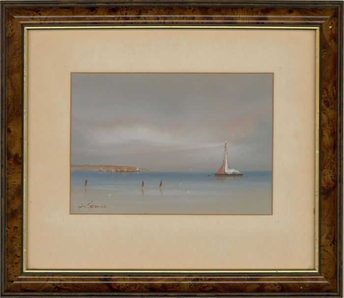G. Spence - 1986 Gouache, East Coast, Kent