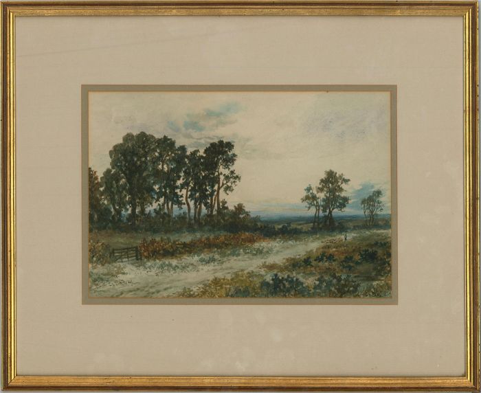 Sid Bladen - Early 20th Century Watercolour, Driving The Sheep Home