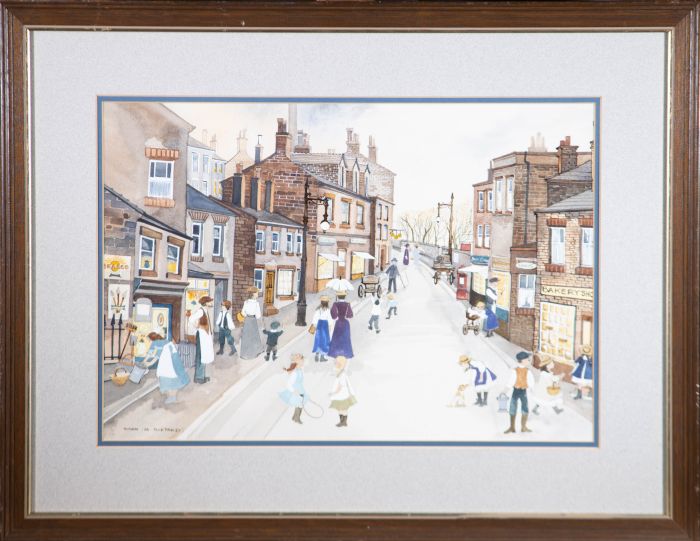 Susan M. Ridyard - Signed & Framed Mid 20th Century Watercolour, Moorley Bottom