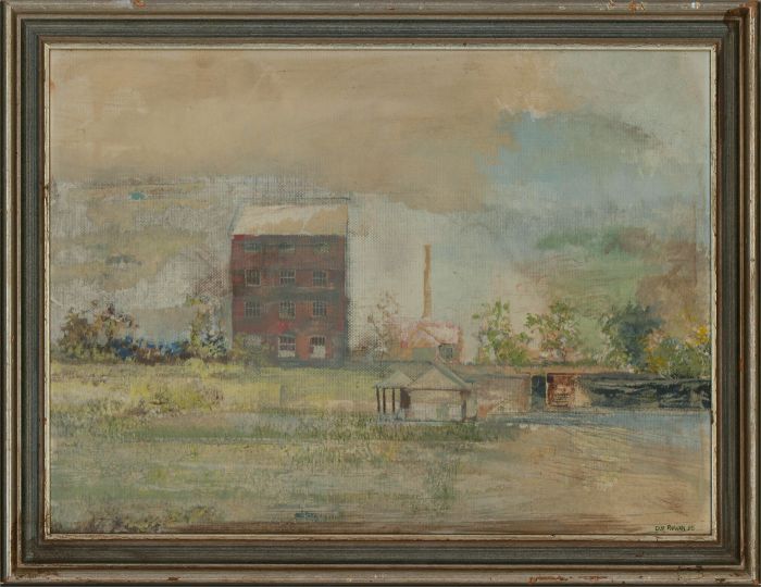 David Paul Rowan RBA (B. 1950) - Signed & Framed 1983 Acrylic, Mist Sunrise