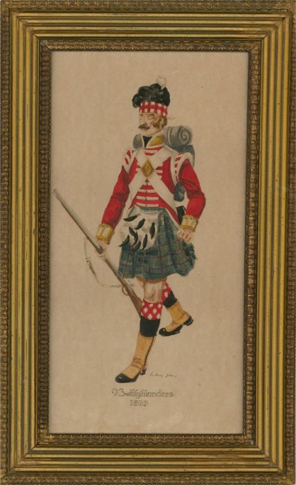 Anthony John - Mid 20th Century Watercolour, 93rd Highlanders, 1810