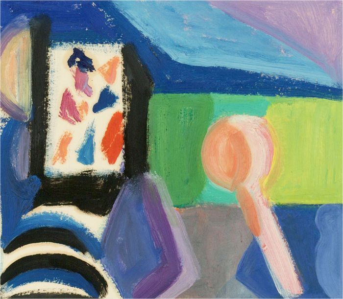 Joyce Moore - Contemporary Oil, Abstract Composition III