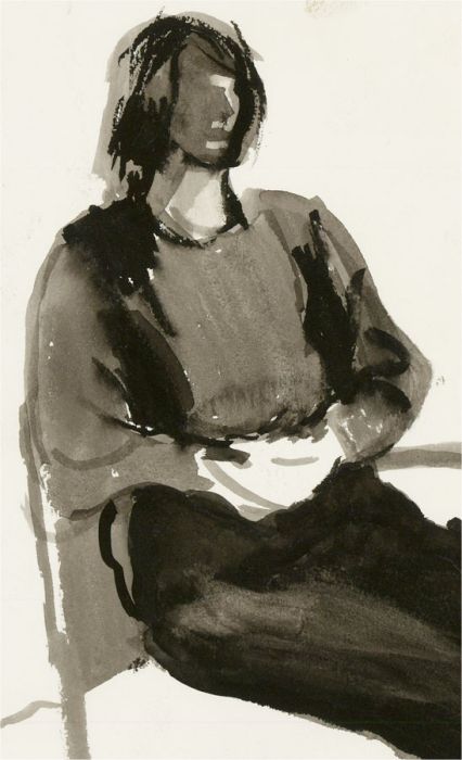 Joyce Moore - Contemporary Watercolour, Impressionistic Portrait