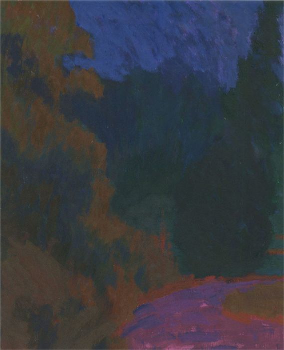 Joyce Moore - Contemporary Oil, Abstract Composition VIII