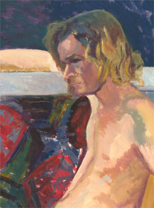 Joyce Moore - Contemporary Oil, Study of a Nude