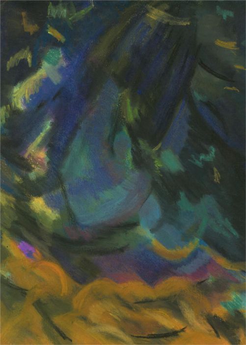 Joyce Moore - Contemporary Pastel, Abstract Composition XIII