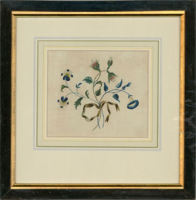 Mid 19th Century Watercolour - Botanical Study