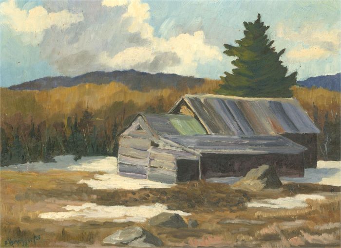 D. Honegger - 1989 Oil, The Last Of The Snow