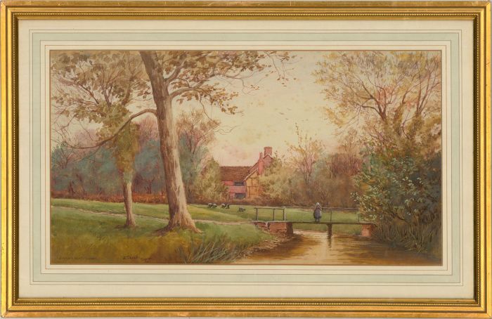 James Matthews - Late 19th Century Watercolour, At Shere, Surrey