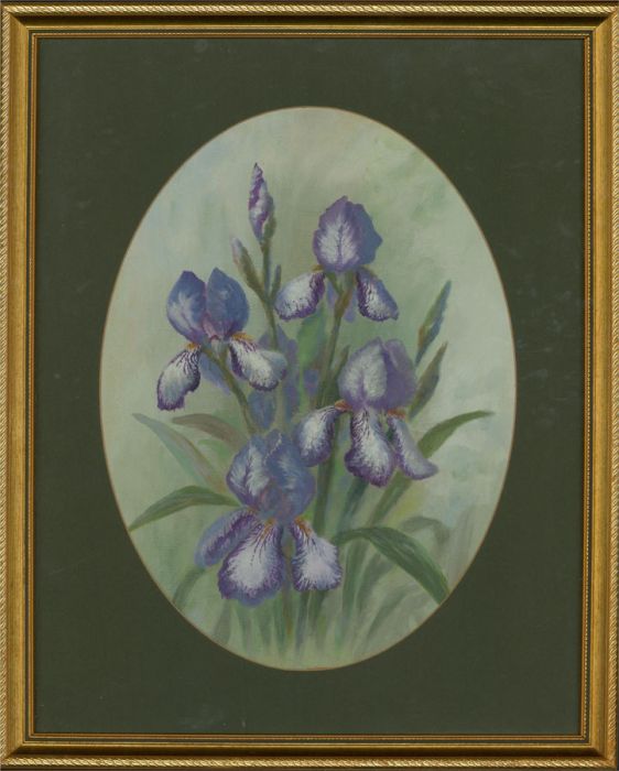 Contemporary Oil - Irises