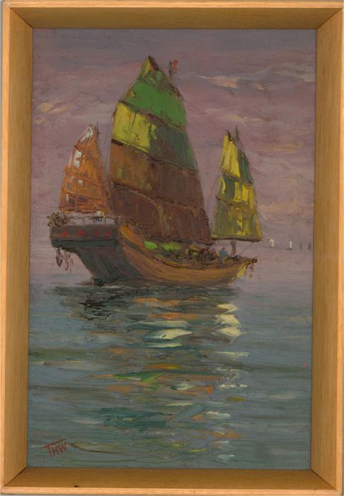 T.H.W - 20th Century Oil, Asian Fishing Boat