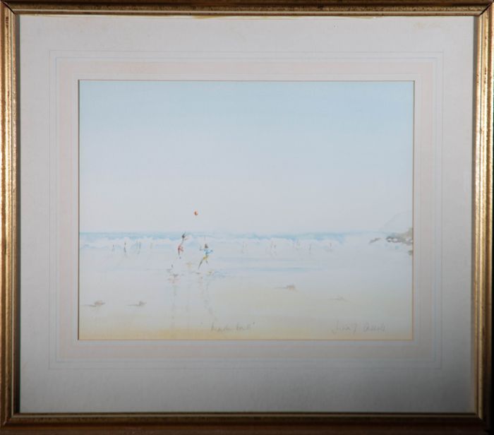 J.F. Cassels - 20th Century Watercolour, Beach Ball