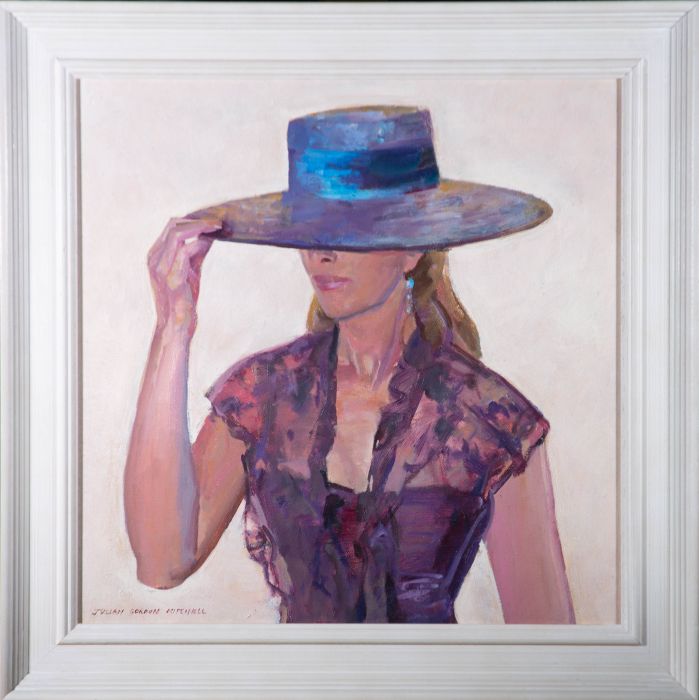 Julian Gordon Mitchell - Contemporary Oil, The Mysterious Woman