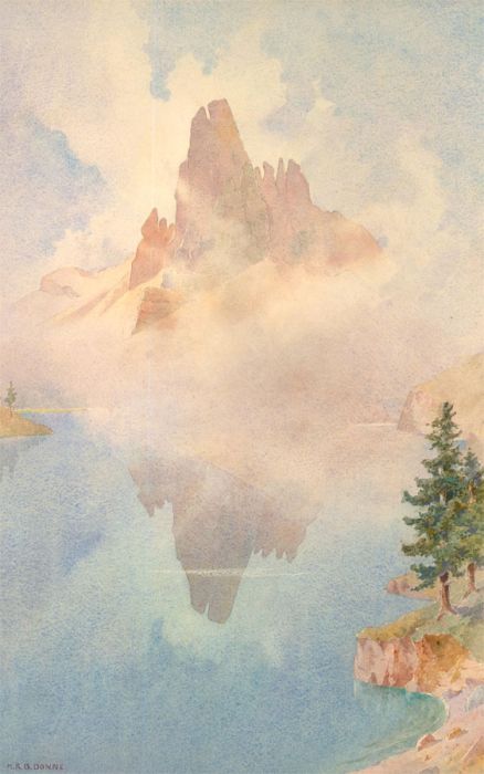 Henry Richard Beadon Donne (1860-1949) - Watercolour, The Becco di Mezzodì