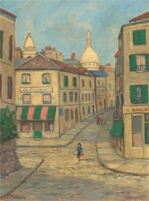 Kathleen Merrick - 20th Century Oil, Montmartre