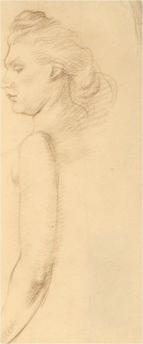 Julia Morley (1917–2008) - Mid 20th Century Coloured Pencil, Female Nude Study