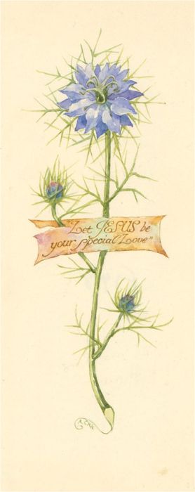 A.C.H.N - A Pair of Late 19th Century Watercolours, Spring Floral Studies