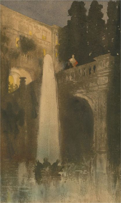 Signed Mid 20th Century Watercolour - Twilight