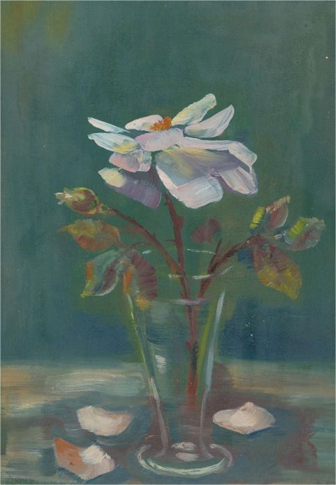 H. Carl - 20th Century Oil, Delicate Posey