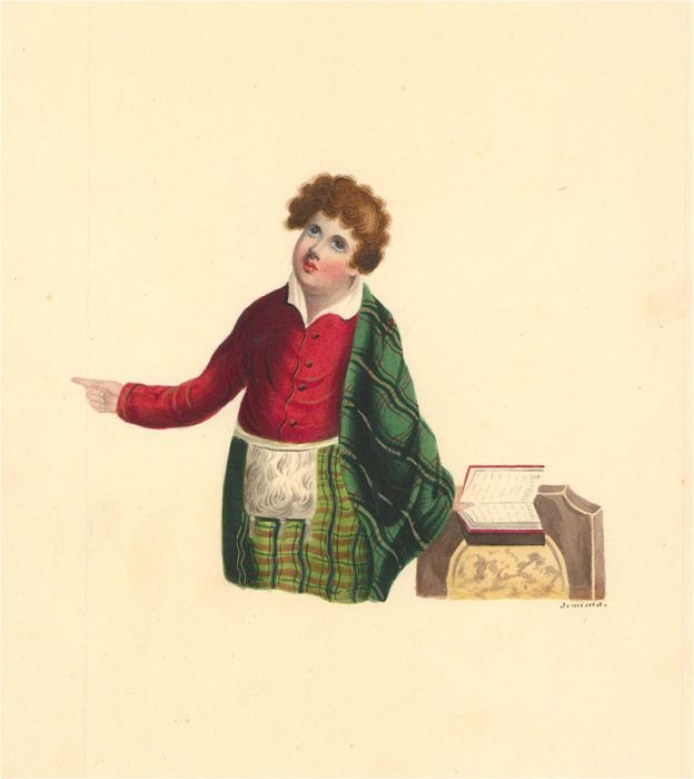 Jemima - Early 19th Century Watercolour, The Young Poet