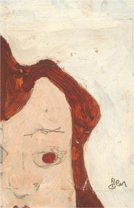 Ben Carrivick - Signed Contemporary Oil, Red Eyed Auburn