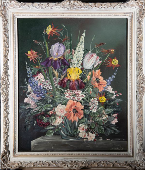 Irène M Beckwith - Mid 20th Century Oil, A Summer Array