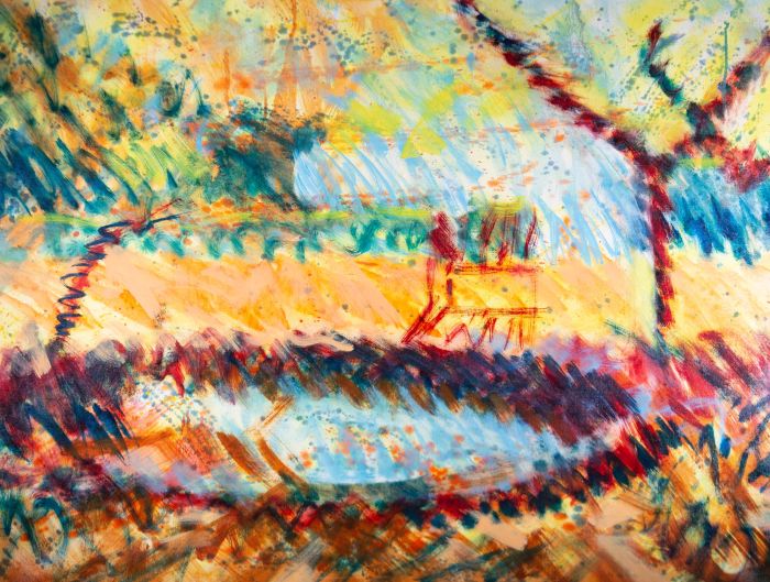David Wilson (1919-2013) - Contemporary Oil, Fountain Court