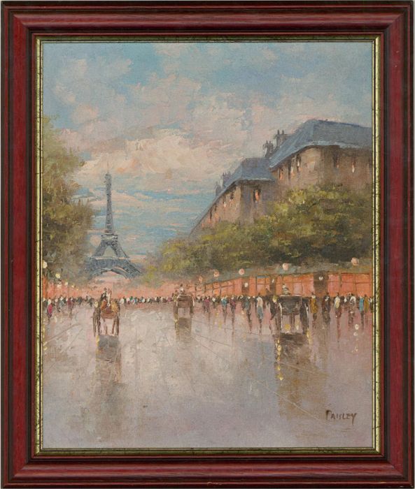Paisley - Contemporary Oil, Paris Street