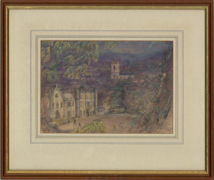 Lorna Cassidy - 1985 Watercolour, Wycombe Abbey
