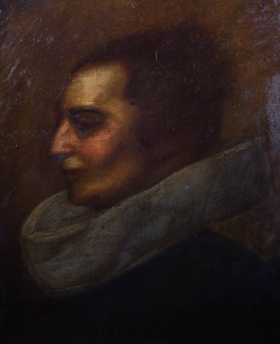 Giorgio Matteo Aicardi (1891-1985) - Oil, Gentlewoman in Profile