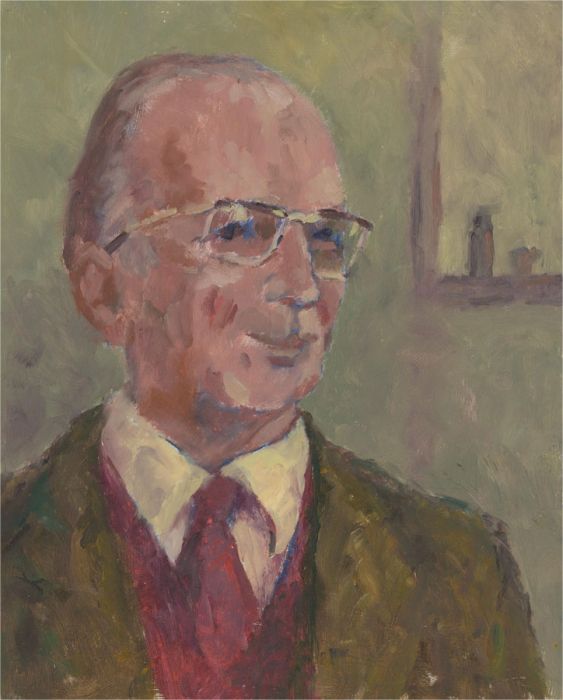 Barbara Doyle (b.1917) - Contemporary Oil, Male Portrait Study
