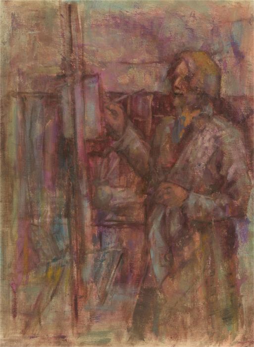 Barbara Doyle (b.1917) - Contemporary Oil, The Painting Class